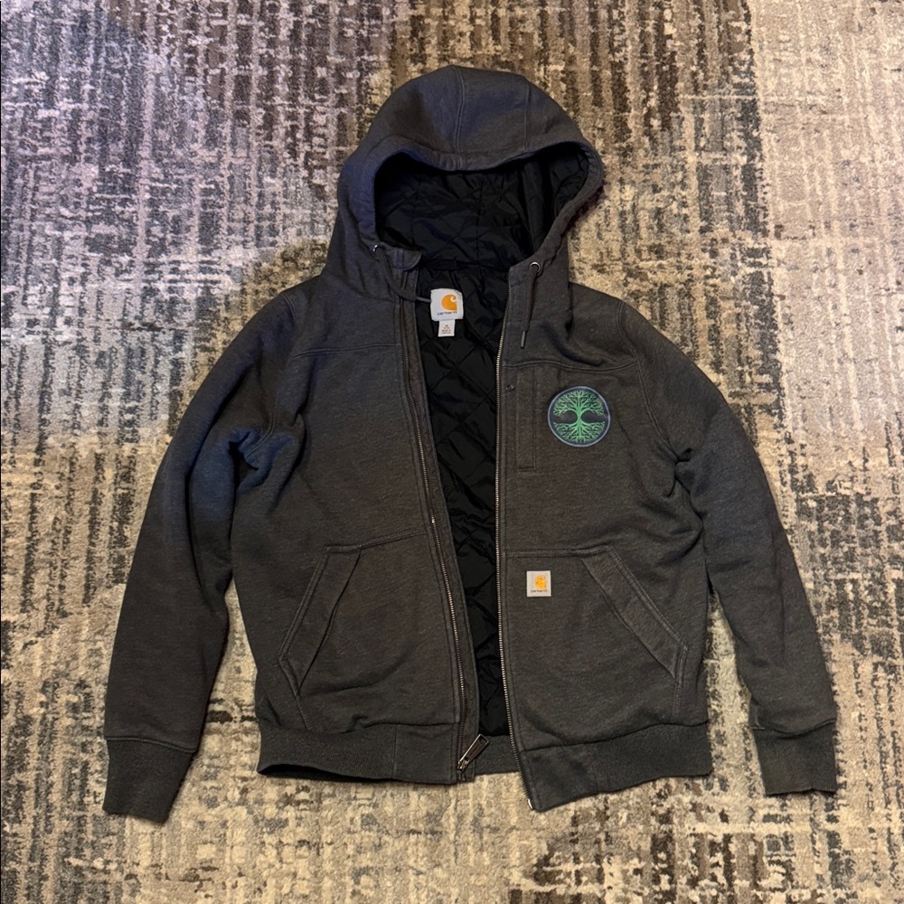 Carhartt Charcoal Quilted Jacket